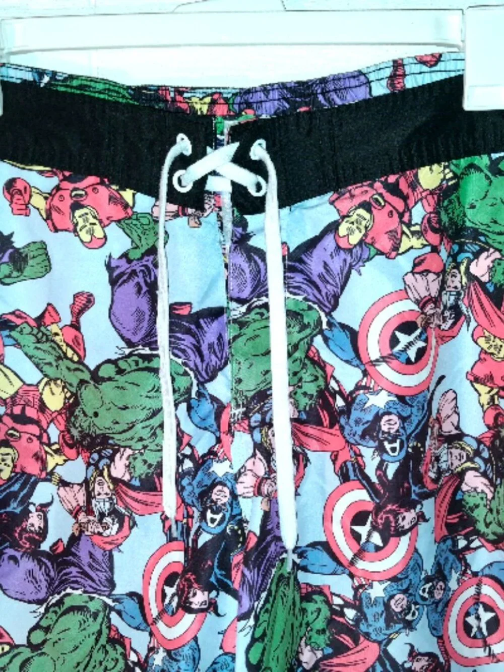 Marvel Comics Superhero Men's Swim Trunks Board Shorts Swimwear Adult XL